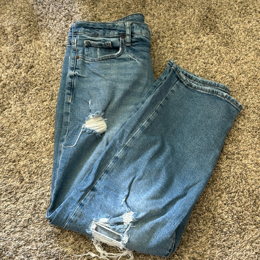 Old Navy Women's Blue Ankle & Cropped Jeans